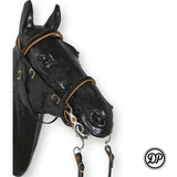 DP Soft Feel Baroque Headstall Black